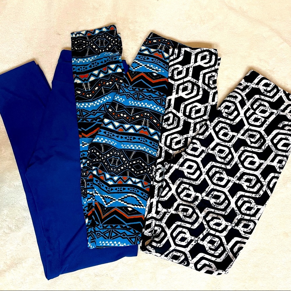 NWOT Lularoe Leggings Bundle OS - lot of 3